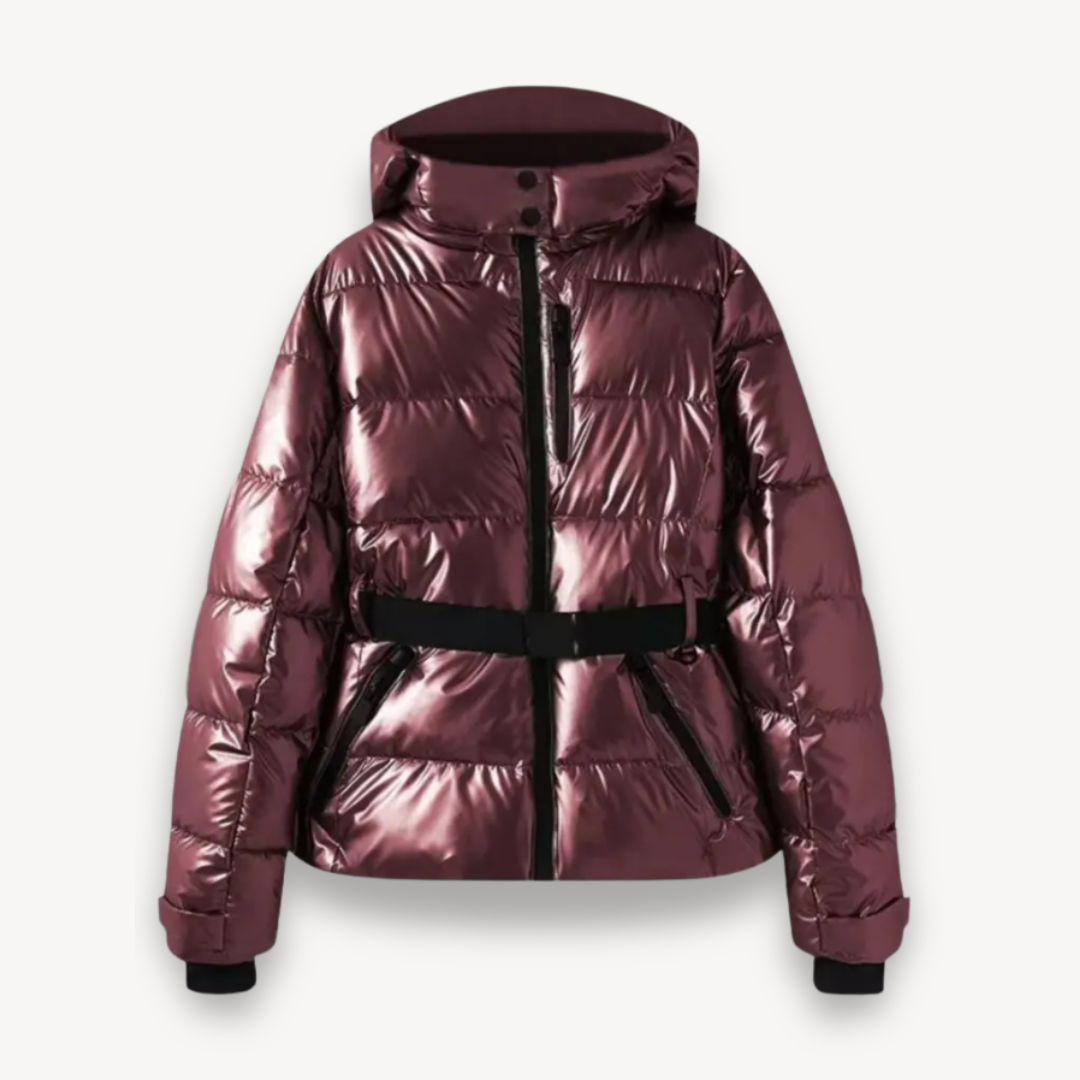 Riley | Women's Hooded Belted Puffer Jacket