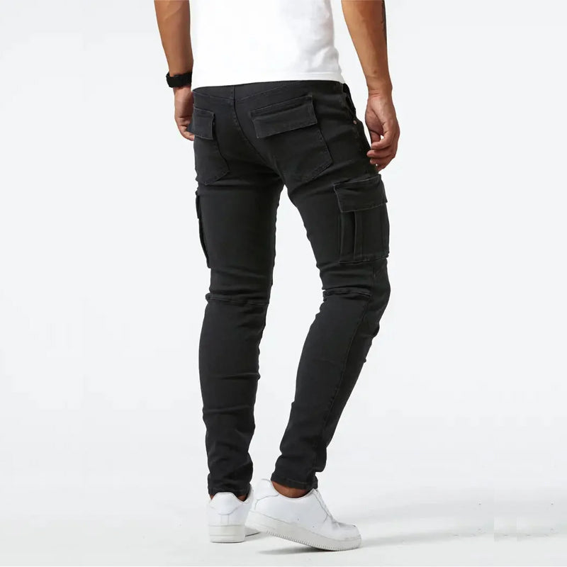 Roberto Russo Slim Fit Cargo Jeans