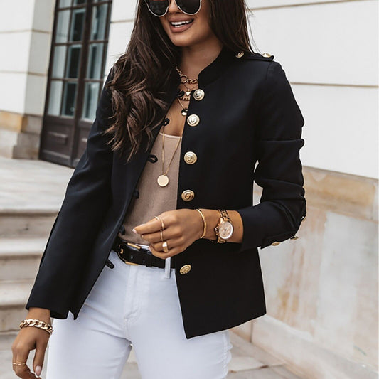 Devon | Women's Button Front Military Style Jacket