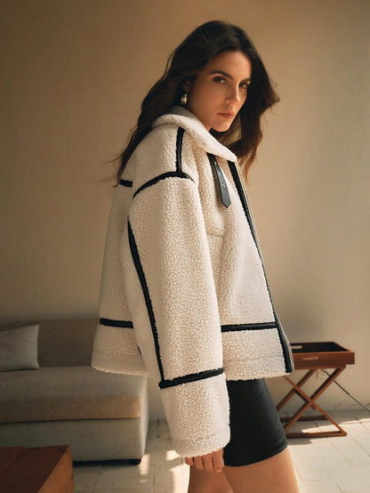 Renee | Women's Oversized Sherpa Jacket