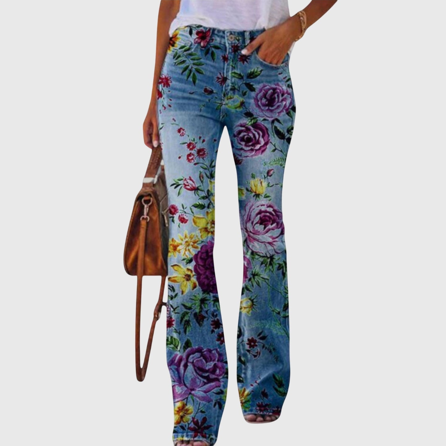 Pants With Flowers