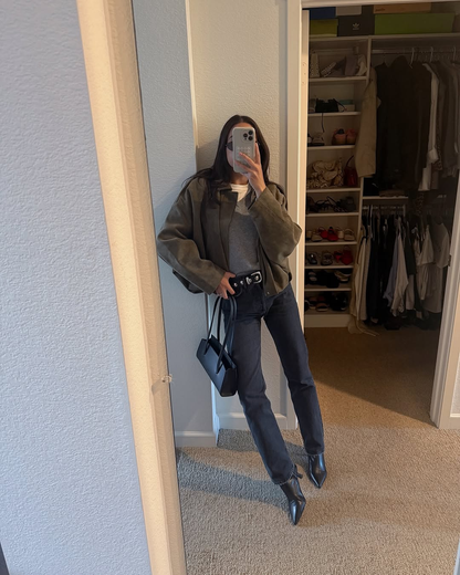 Angela | Women's Cropped Boxy Jacket