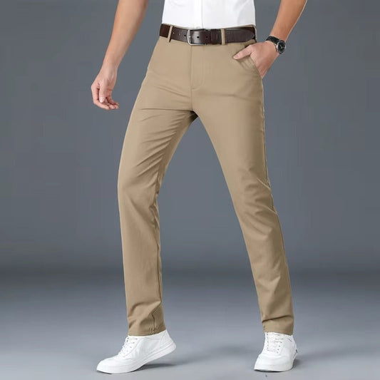 Alessandro Veneti Slim-Cut Chino Pants
