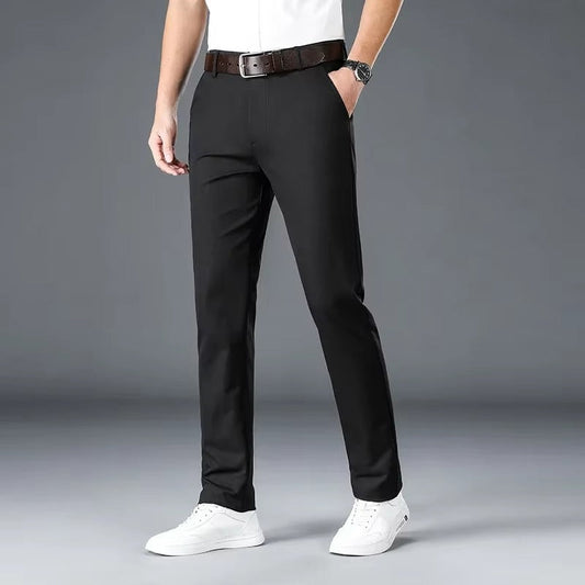 Alessandro Veneti Slim-Cut Chino Pants