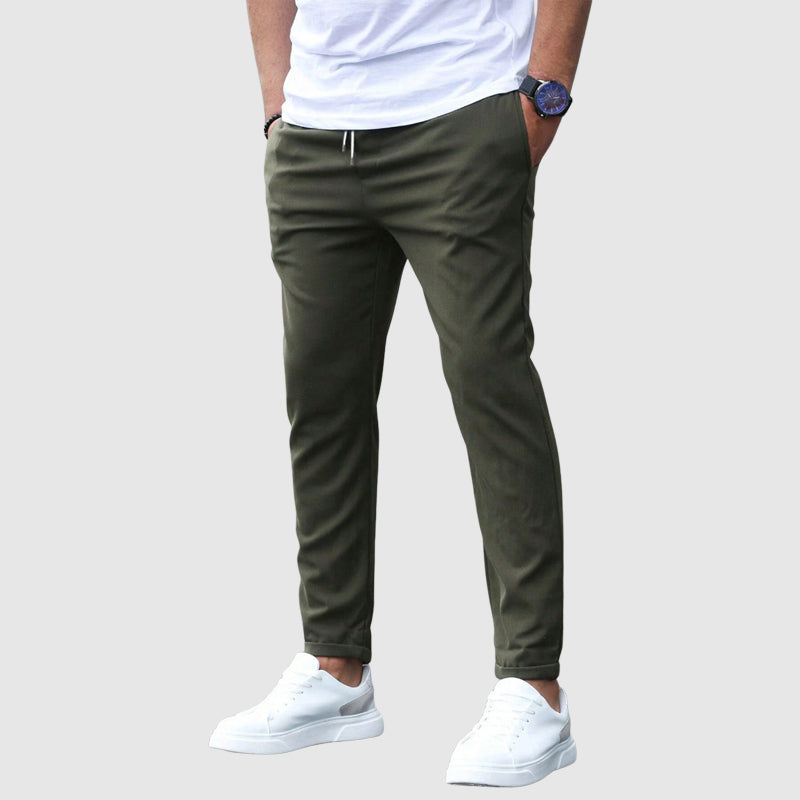 Alessandro Veneti Stretch Drawstring Pants