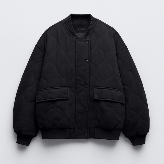 Veronica | Women's Quilted Bomber Jacket