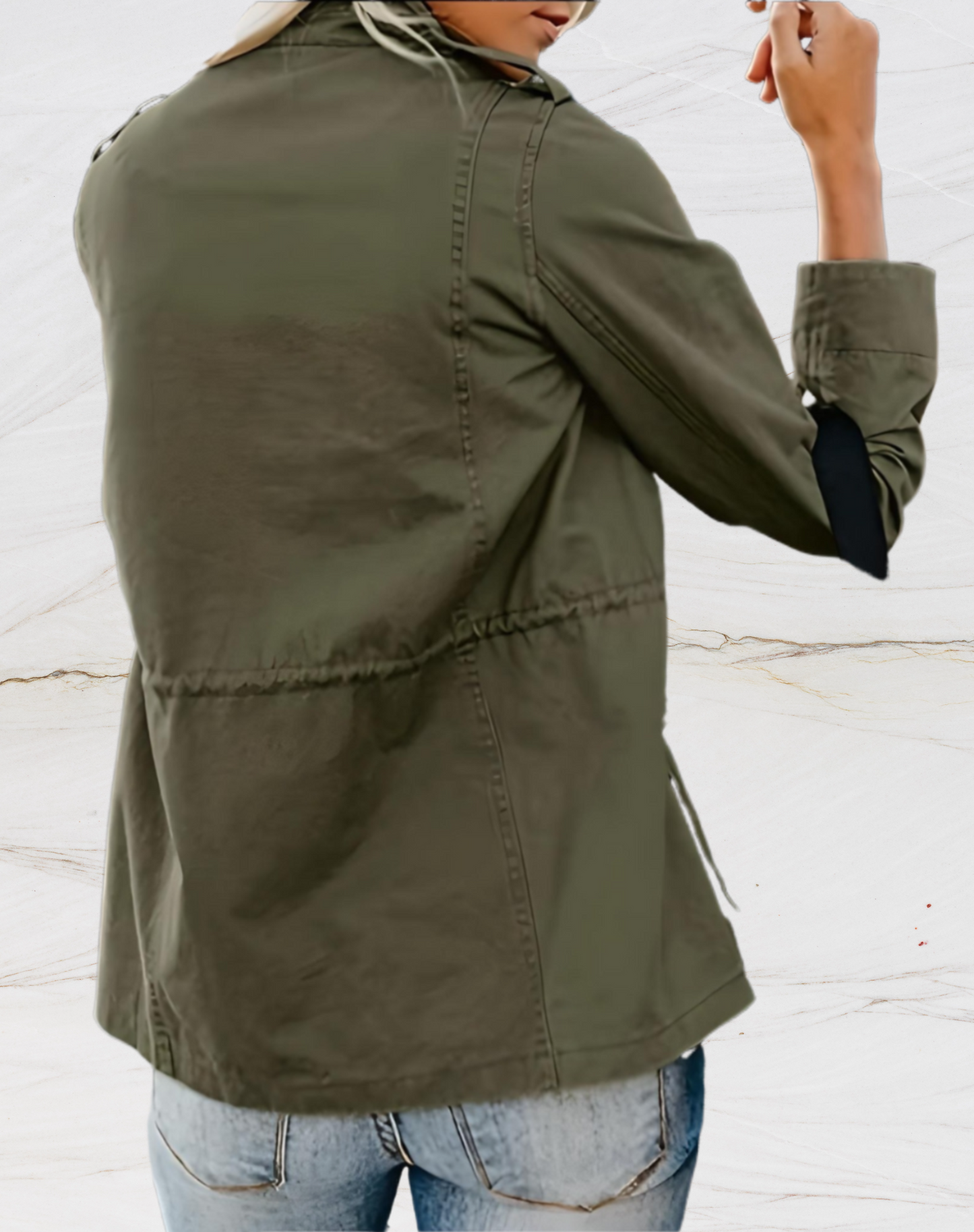 Sheryl | Women's Button-Down Utility Jacket