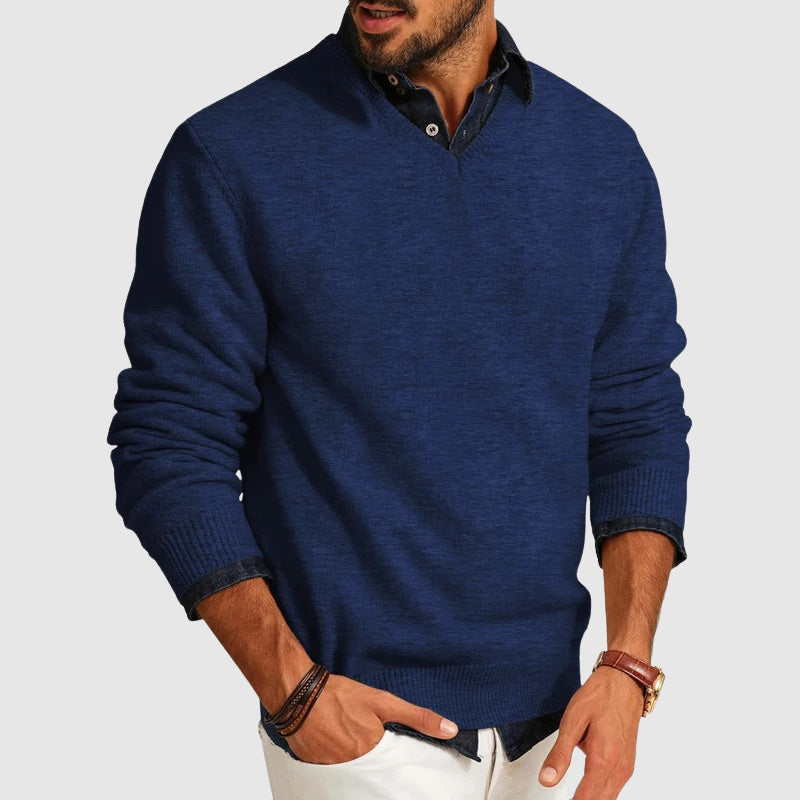 Lightweight Everyday V-Neck Men's Sweater