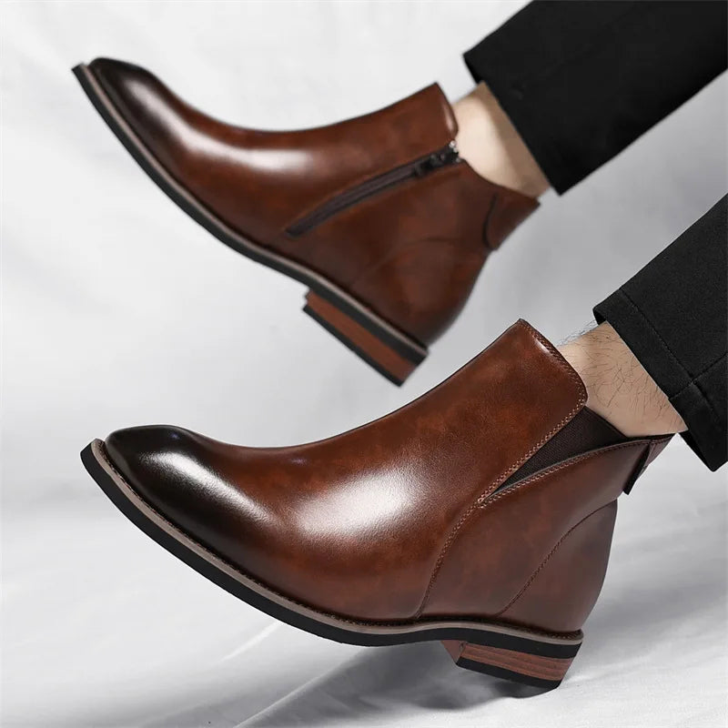 Lorenzo Vitali Classic Chelsea-Style Boots
