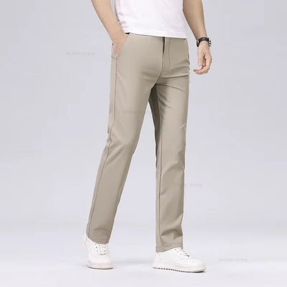 Lorenzo Vitali Clean Cut Casual Chino Pants