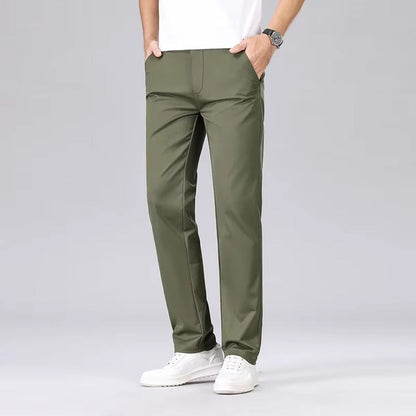 Lorenzo Vitali Clean Cut Casual Chino Pants