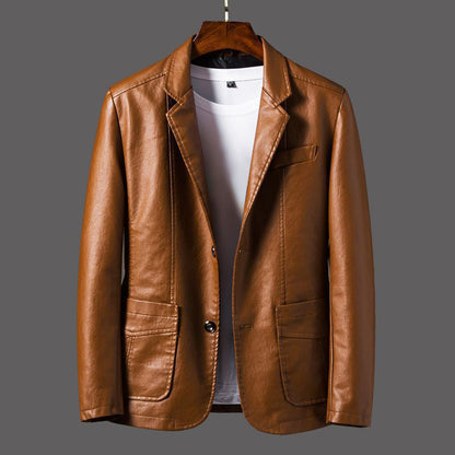 Lorenzo Vitali Leather Moto Jacket