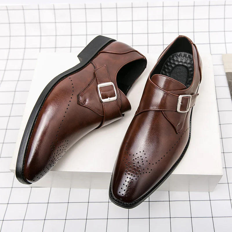 Lorenzo Vitali Monk Strap Dress Shoes