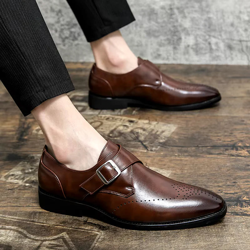 Lorenzo Vitali Monk Strap Dress Shoes