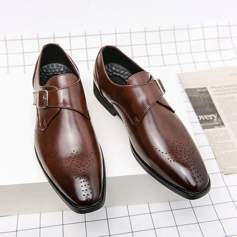 Lorenzo Vitali Monk Strap Dress Shoes
