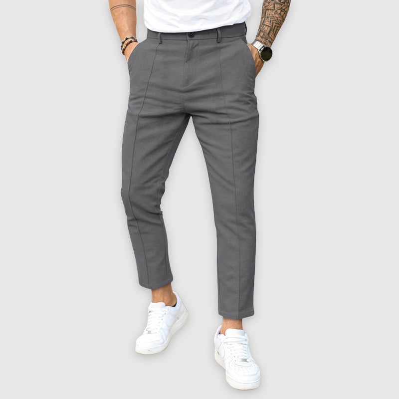 Lorenzo Vitali Tailored Pants with Straight Fit