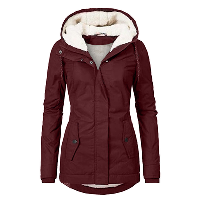 Jessica | Women's Fleece Lined Hooded Jacket