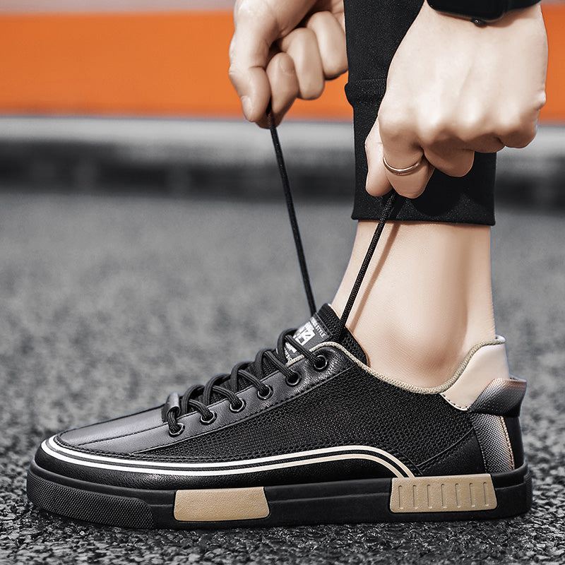 Roberto Russo Low-Top Sneakers with Mesh Panels