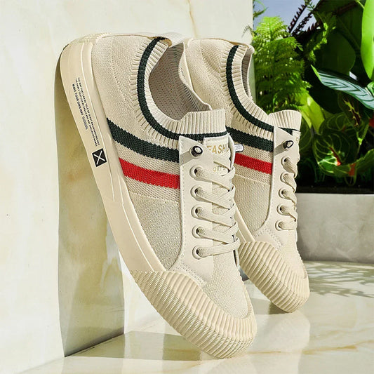Roberto Russo Lace-Up Sneakers with Mesh Upper