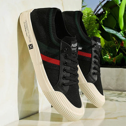 Roberto Russo Lace-Up Sneakers with Mesh Upper