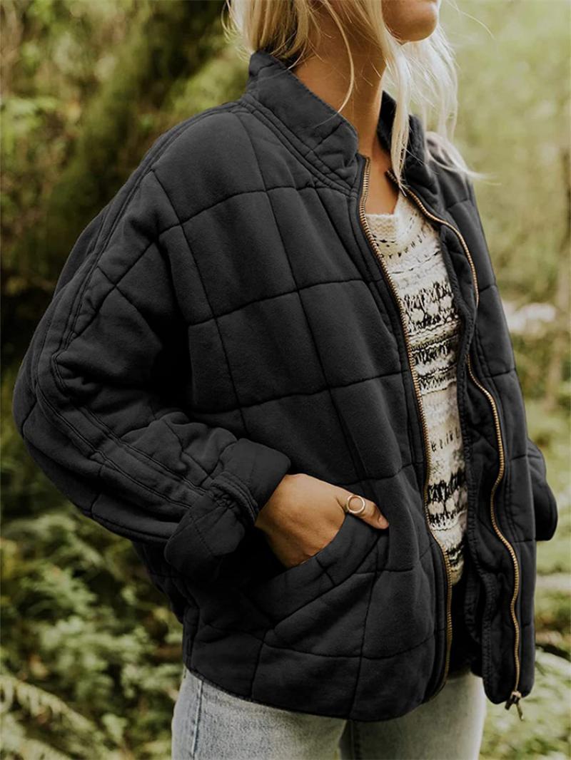 Rasmine | Stylish Quilted Jacket with Zipper