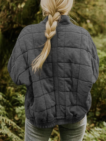Rasmine | Stylish Quilted Jacket with Zipper