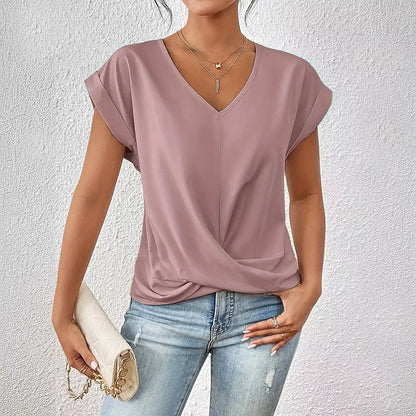 Sofia Amoretti Casual Top with Draped Front
