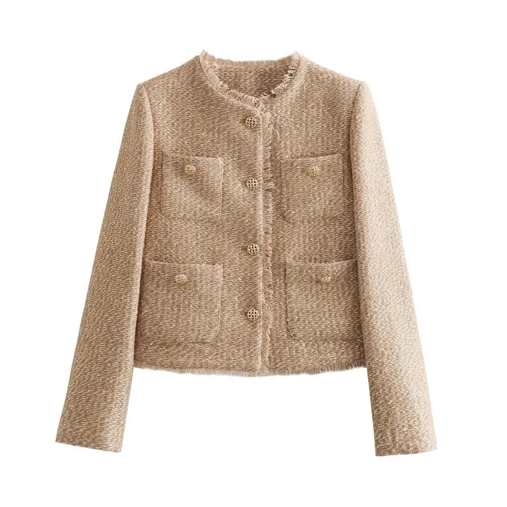 Hallie | Women's Cropped Tweed Jacket