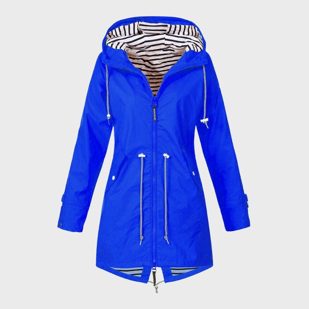 Kathy | Women's Longline Hooded Rain Jacket