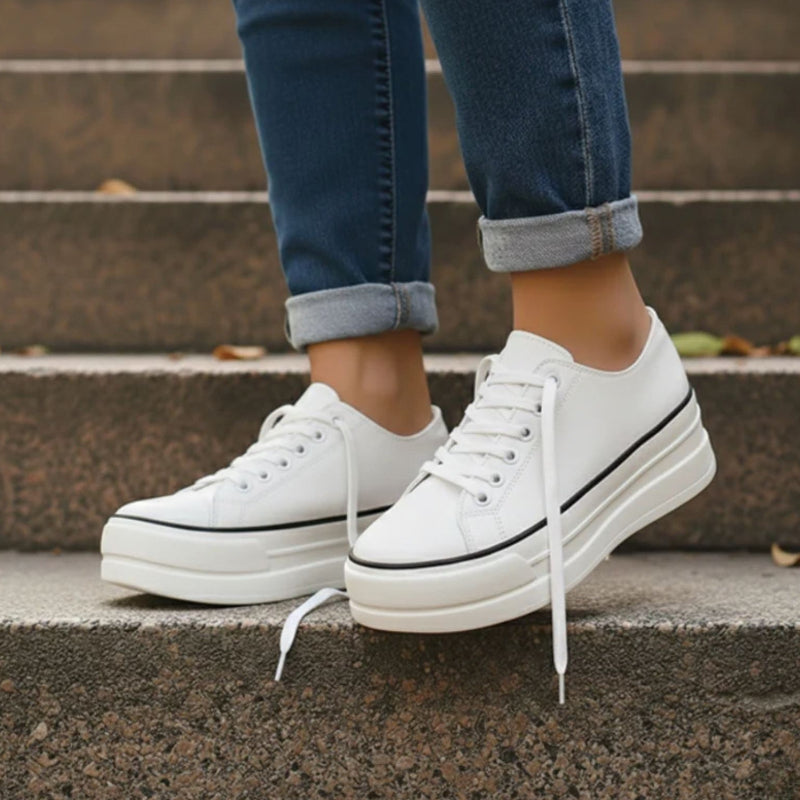 Valentina Rossi Chunky Sole Lace-Up Sneakers