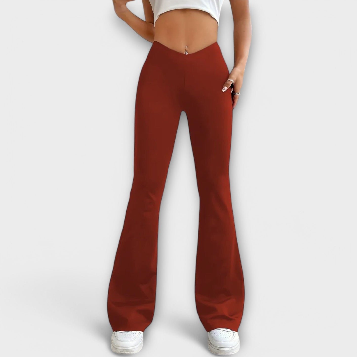 Serena - Relaxed Pants With Flared Leg