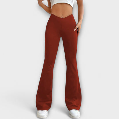 Serena - Relaxed Pants With Flared Leg